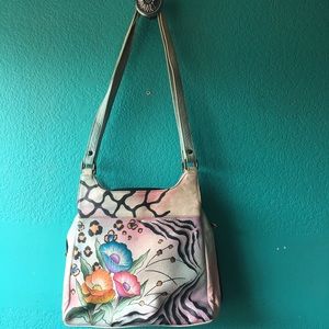 Multicolor flower crossbody